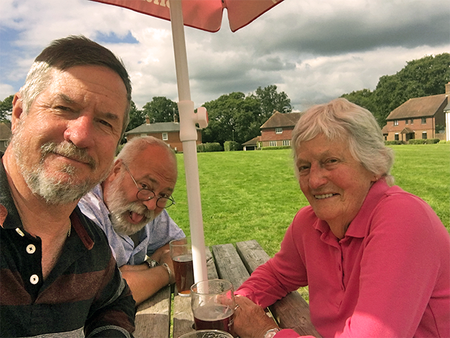 Pub lunch in England by Ventures Birding Tours